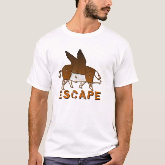 Grisflykt T-shirt (Framsida)