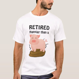 Grisföremål för pensionärer Humor Gladare än en... T Shirt