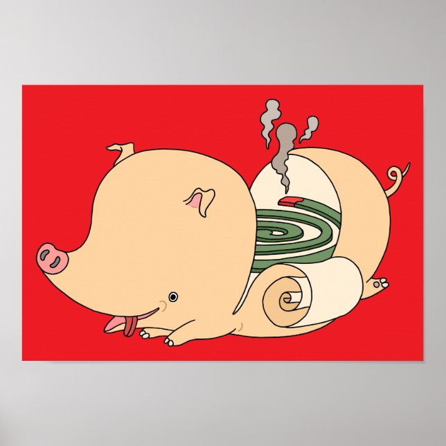 Grisformad myggspiral. poster (Framsidan)