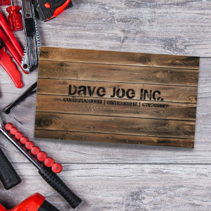 Grisge lada Construction Carpentry Visitkort