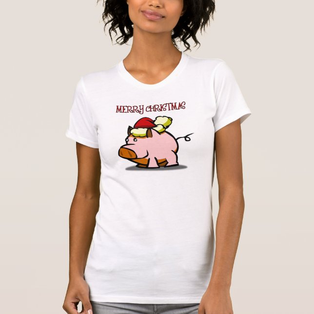Grisgod julT-tröja T-shirt (Framsida)