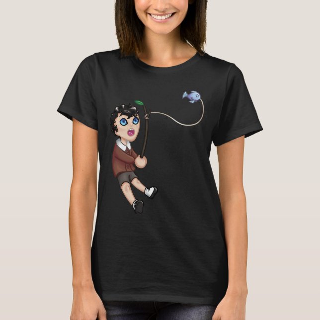 Grisha Fiske Chibi T Shirt (Framsida)