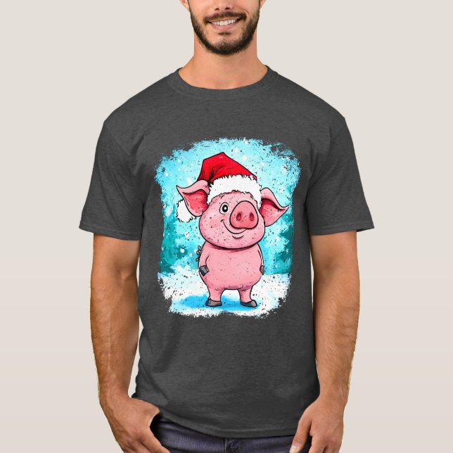Grisig jultomte T-shirt (Framsida)