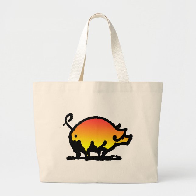 grisjumbon hänger lös jumbo tygkasse (Framsidan)