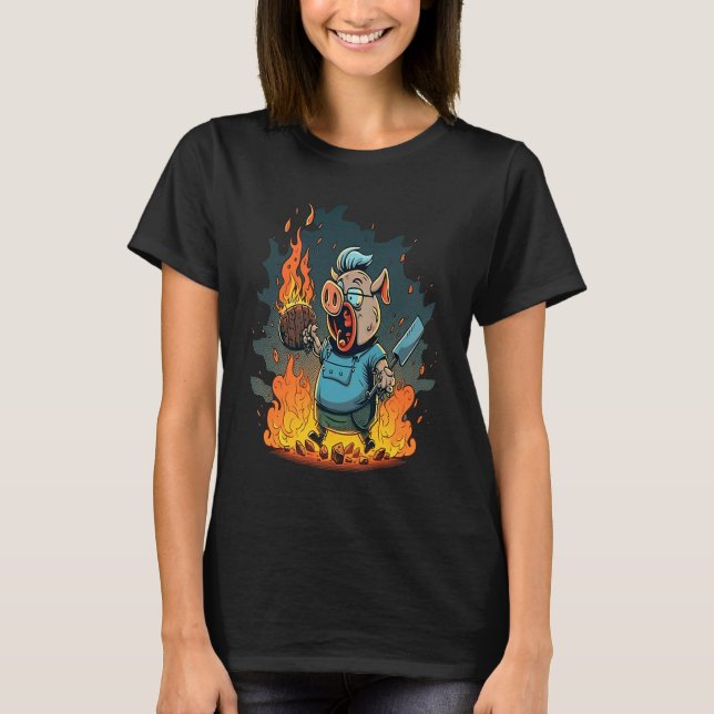 Griskött   Grillspett Griskött  1 T Shirt (Framsida)