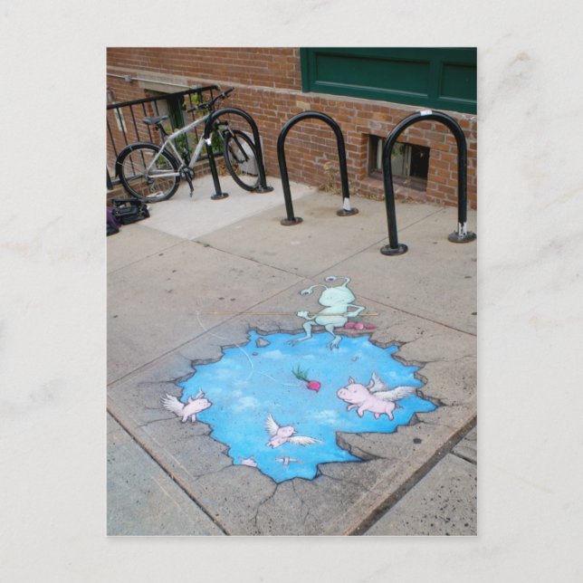 Griskött med betor vykort (Framsida)