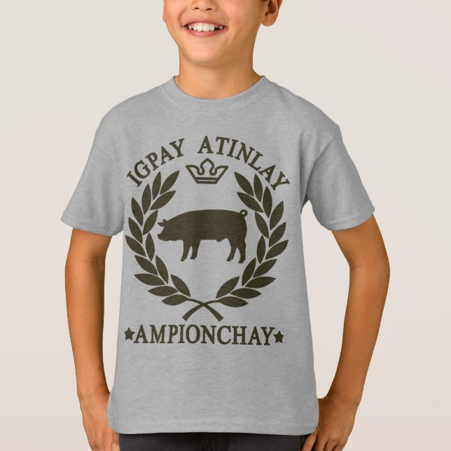 Grislatin T-shirt (Framsida)