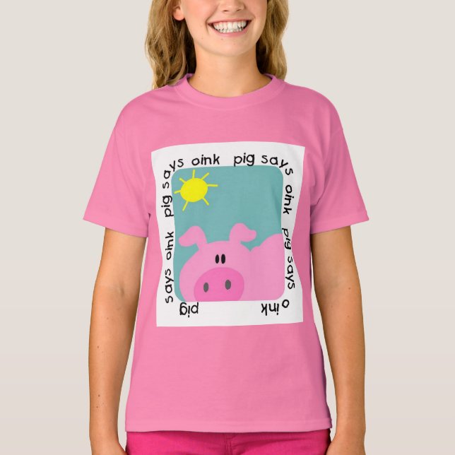 Grisnågot att sägaOink T-tröja och gåvor T Shirt (Framsida)