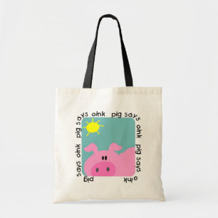 Grisnågot att sägaOink Tshirts och gåvor Tygkasse