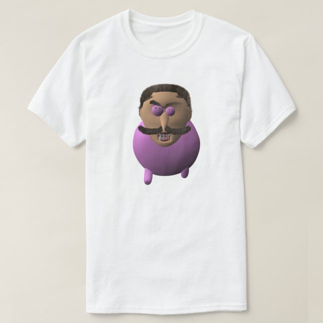 Grispappaskjorta Tee Shirt (Design framsida)