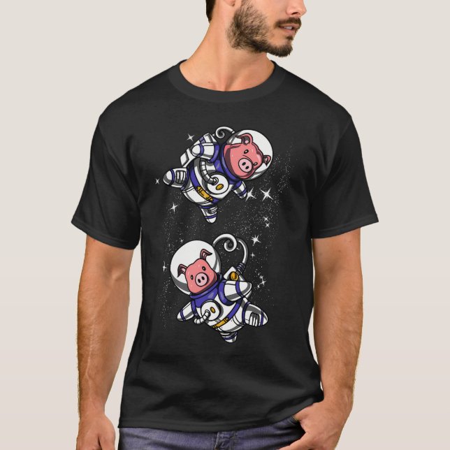 Grisrymdastronauter T Shirt (Framsida)