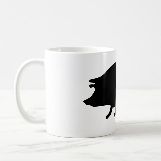 Grissilhuett Kaffemugg (Vänster)