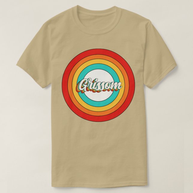 Grissom Namn Shirt Vintage Grissom Circle T (Design framsida)