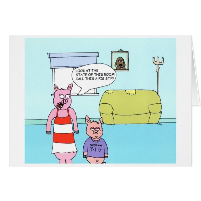 GrisSty Hälsningskort (Framsidan Horizontal)