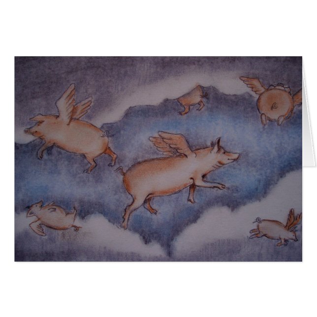 grisstyrkafluga… hälsningskort (Framsidan Horizontal)