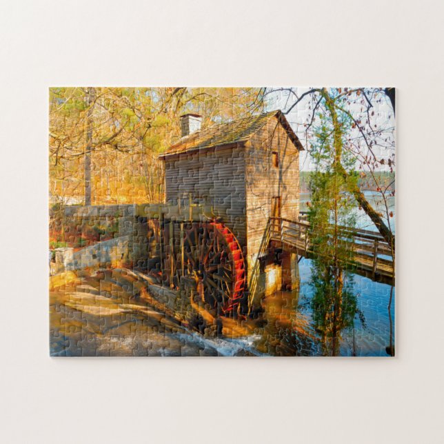 Grist Mill Georgia. Pussel (Horisontell)