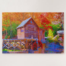 Grist Mill, Glade Bäck Väster Virginia