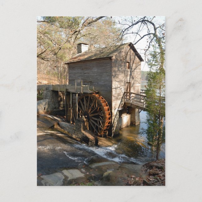 Grist MIll Stone Mountain Georgia Vykort (Framsida)
