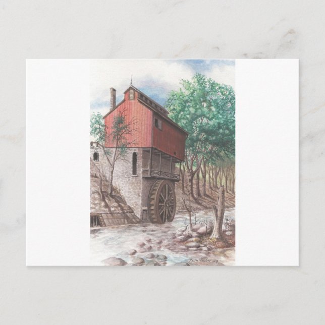 Grist Mill Vykort (Framsida)