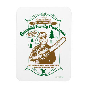 Griswold-familjens julkedjegrafik magnet
