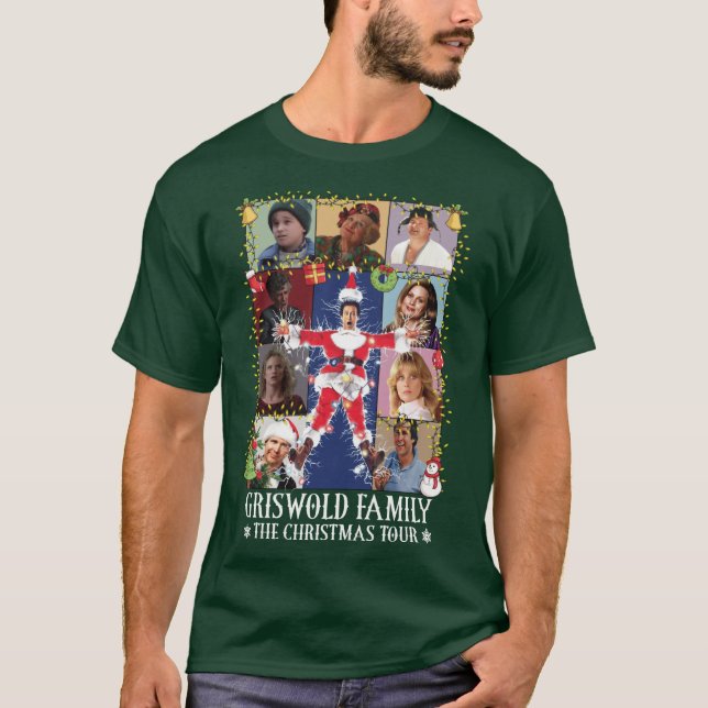 Griswold Familjens julretro T Shirt (Framsida)