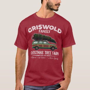 Griswold Family Julgran Farm T Shirt