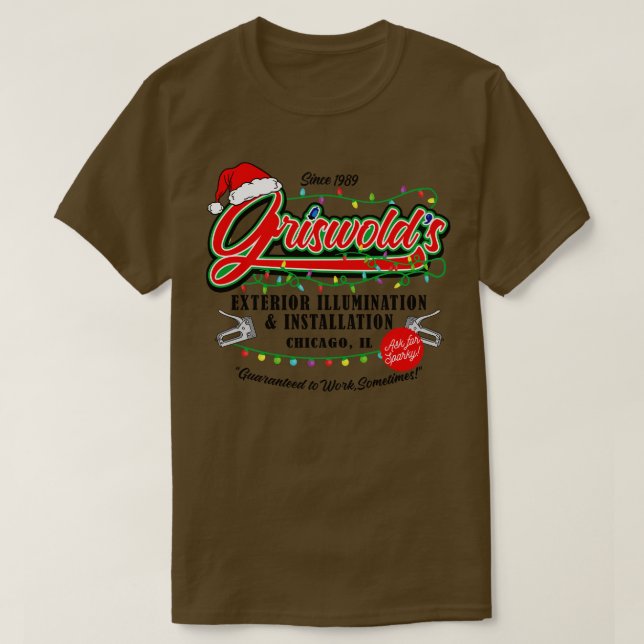 Griswold Illumination jul Vacation T Shirt (Design framsida)