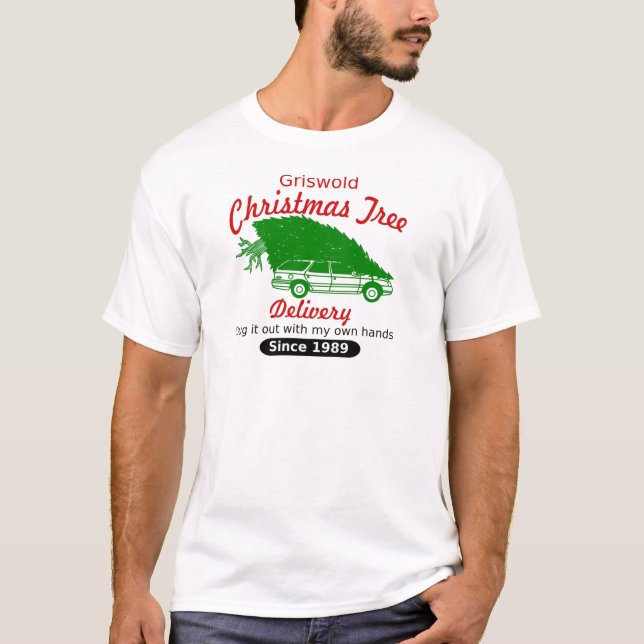 Griswold julshirt t shirt (Framsida)