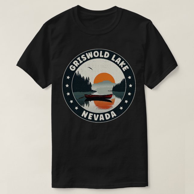 Griswold Sjö Nevada Sunset T Shirt (Design framsida)