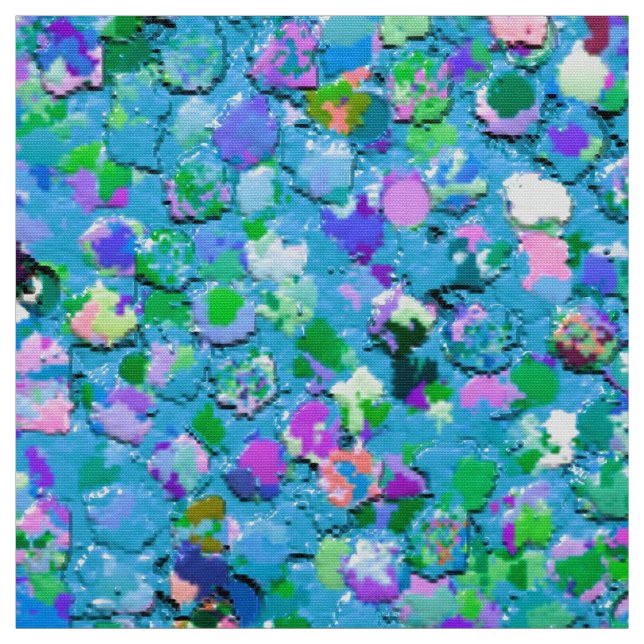 Grit Glitter Mode Multifärgad Painting #2 Tyg (Provkarta)