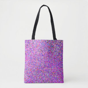 Grit Glitter Mode Multifärgad Painting Tygkasse