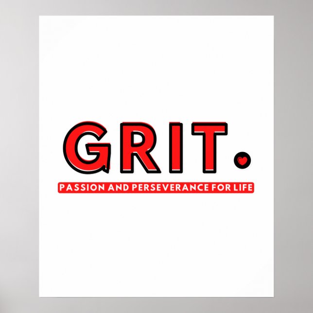 GRIT - passion och uthållighet för livet Poster (Framsidan)