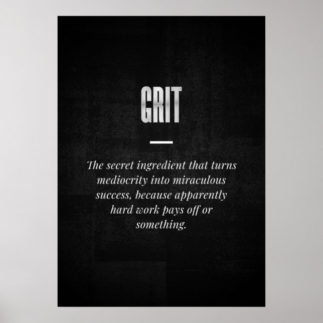 Grit Poster (Framsidan)
