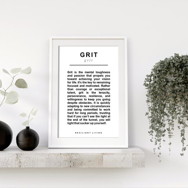 GRIT Poster - En manifestation för ett motståndskr (Skapare uppladdad)
