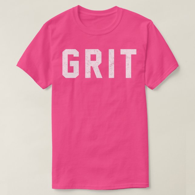 GRIT-vintagens utformning T Shirt (Design framsida)