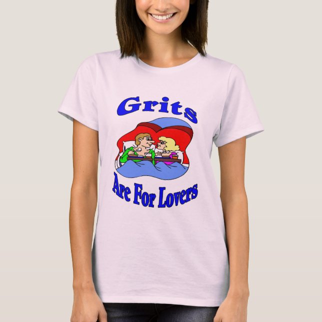Grits Älskare Tee Shirt (Framsida)