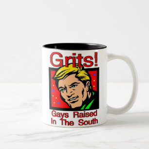 Grits! Gäster som höjts i syd Två-Tonad Mugg