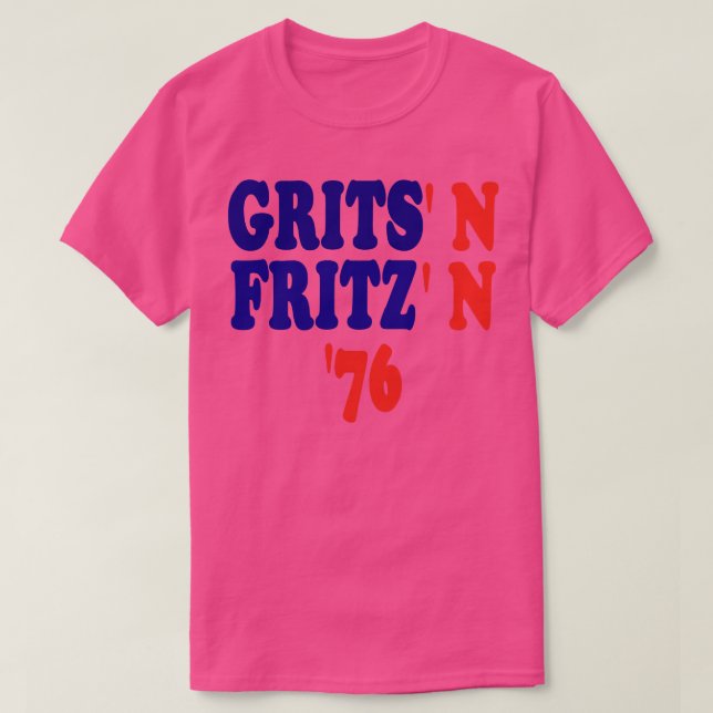 Grits N Fritz Jimmy ter och Walter Mondale Campaig T Shirt (Design framsida)