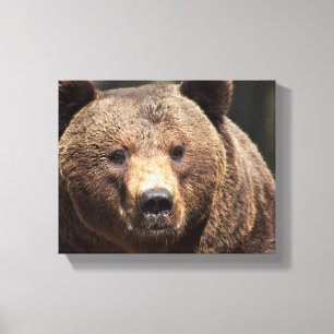 GRIZISKT BÄRBAR FOTOGRAFISK AVBRUTEN CANVAS