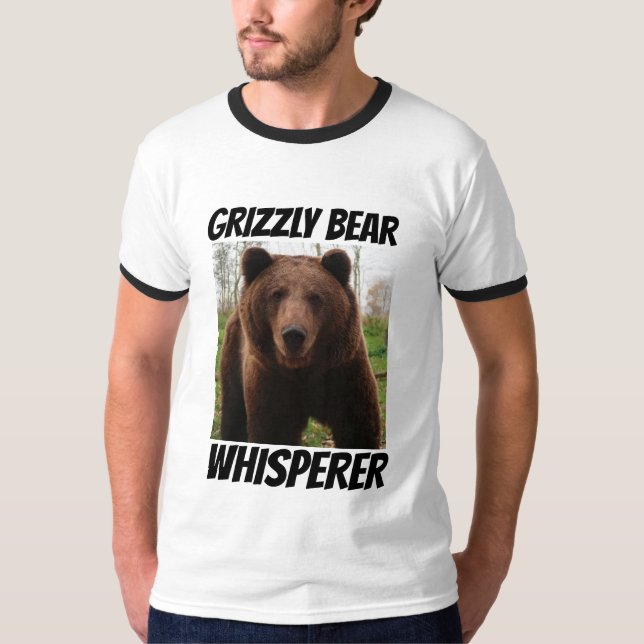 GRIZLY BAR WHISPERER T-SHIRTS (Framsida)