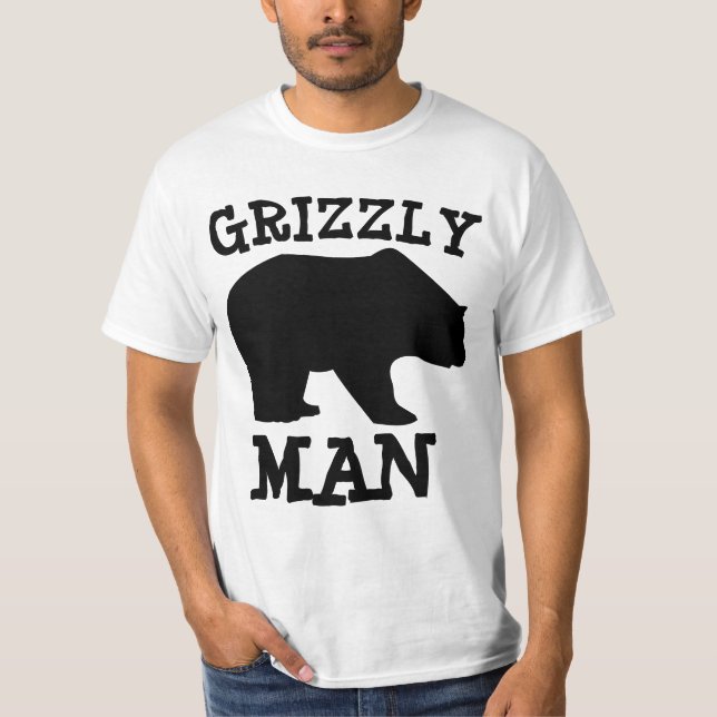 GRIZLY BEAR PAPPA T-Shirt (Framsida)