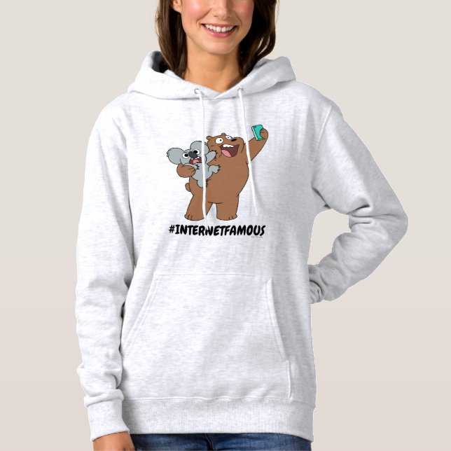 Grizz & Nom Nom - #InternetFamous T Shirt (Framsida)