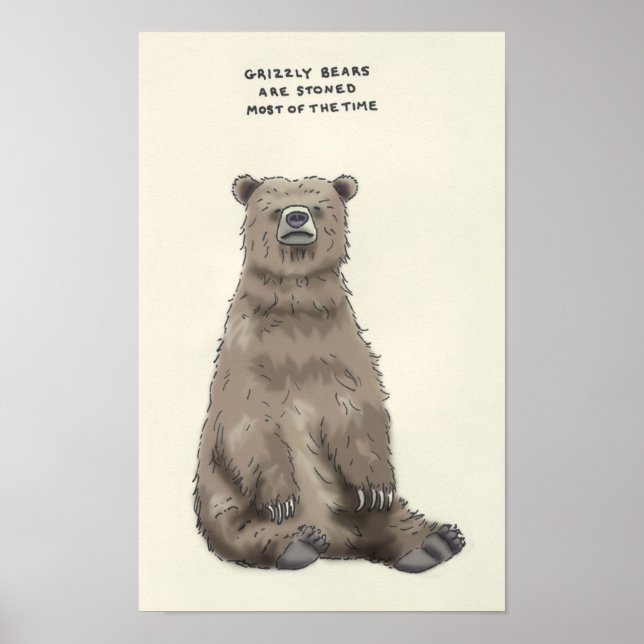 grizzbjörntrivia poster (Framsidan)