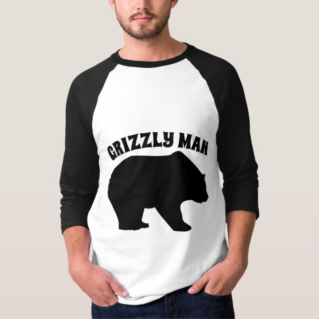 GRIZZLE MAN BAR T-SHIRIRE T SHIRT (Framsida)