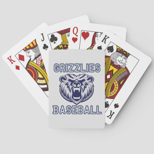 Grizzlies Baseball-spelkort Casinokort (Baksidan)