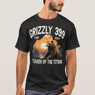 Grizzly 399 Bear Queen of the Teton Vintage T Shirt