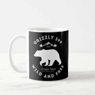 Grizzly 399 Vild Free Grand Teton National Park Kaffemugg