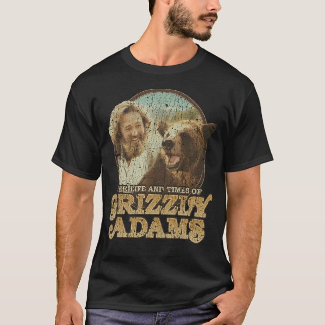 Grizzly Adams liv och tider T Shirt (Framsida)