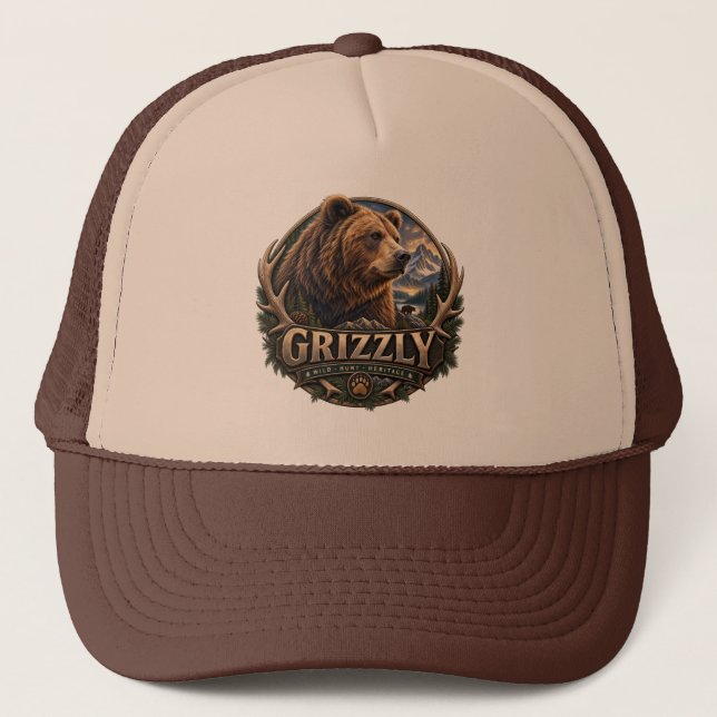 Grizzly – Amerikansk vildmark Keps (Framsida)