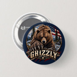 Grizzly – Amerikansk vildmark Knapp